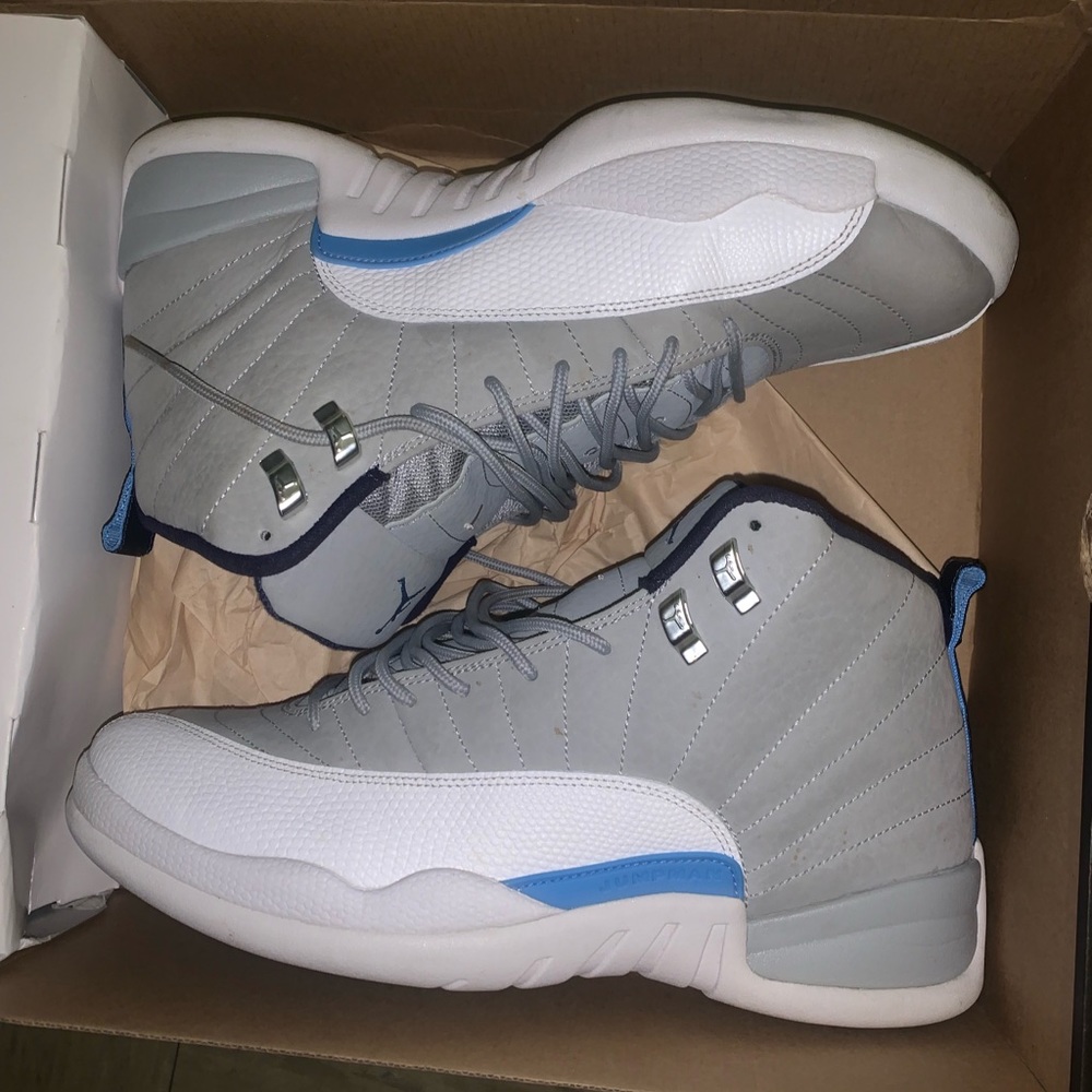 Jordan 12 Retro Grey University Blue
